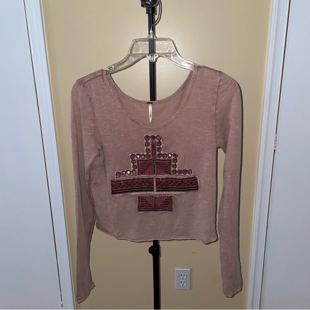 Free People Mauve Top - Picture 3 of 6